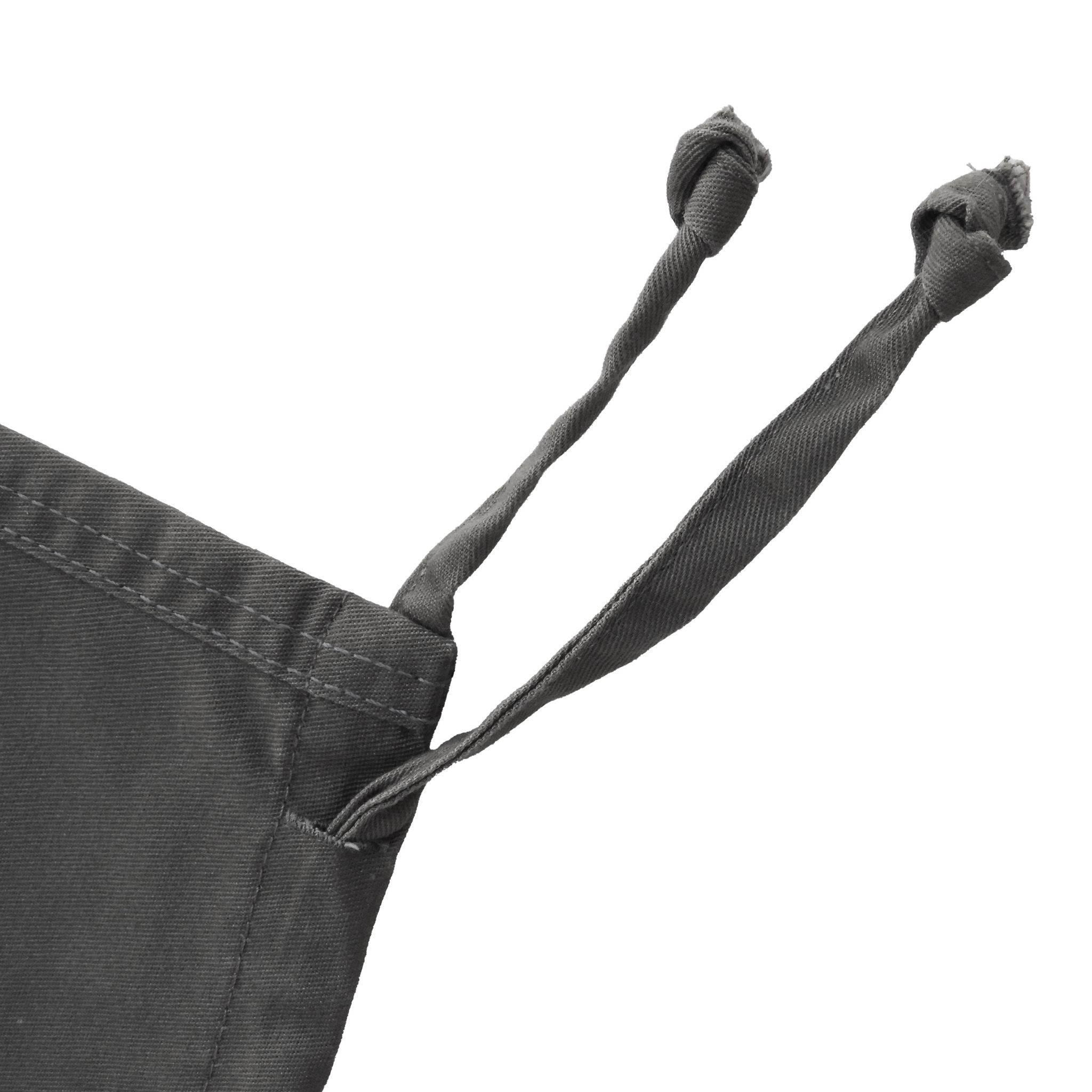 Utility Cargo Pants hem drawstring detail.