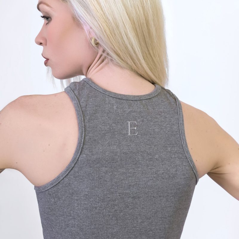 RIBBED RACER TANK | ERVINE