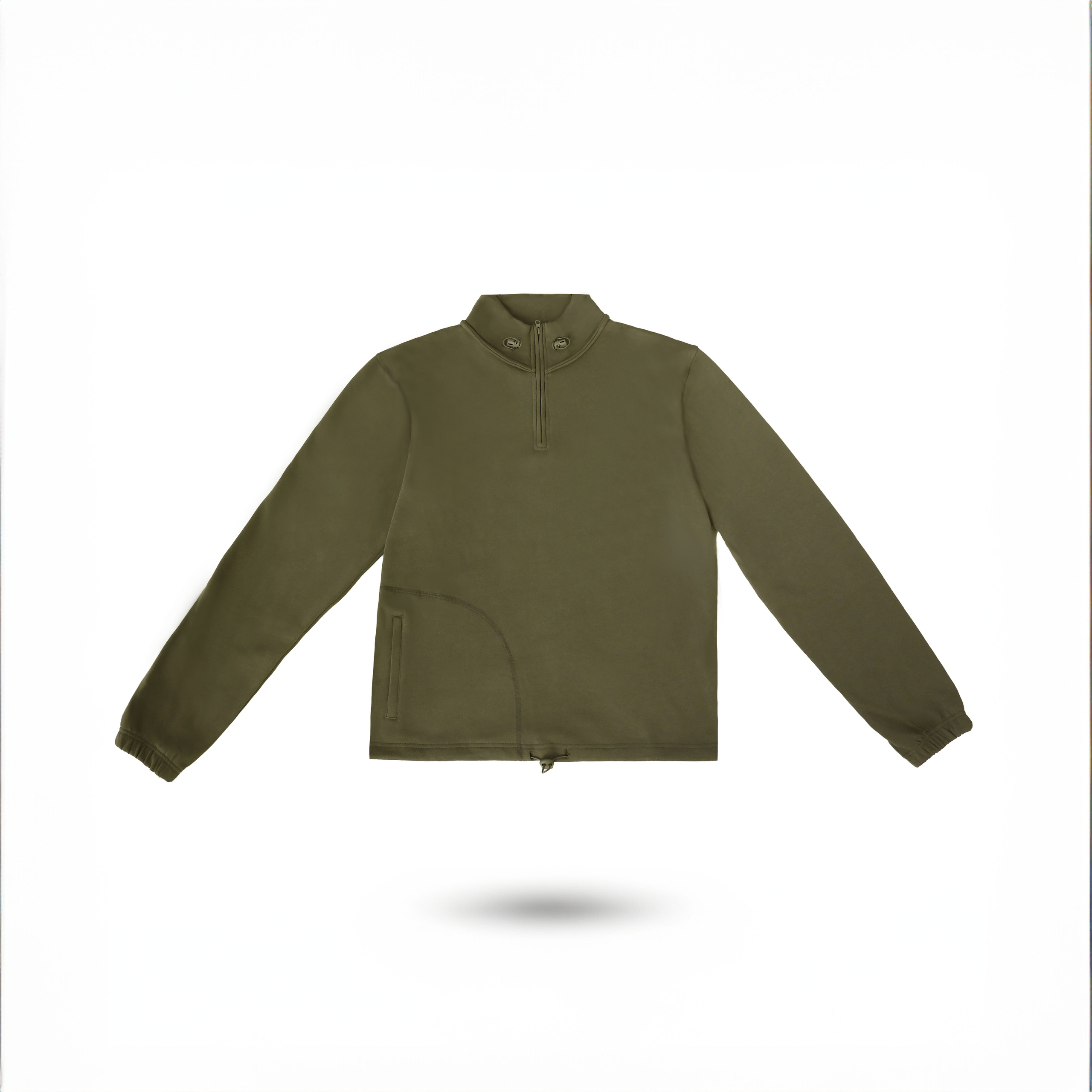 QUARTER ZIP SWEATER