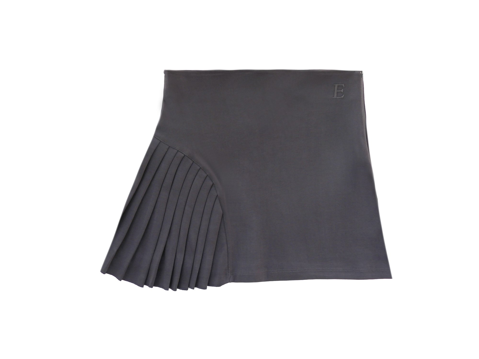 HALF-PLEATED SKIRT